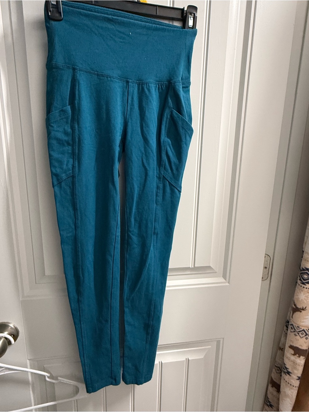 Zenana Outfitters Teal High-Waist Pocket Leggings